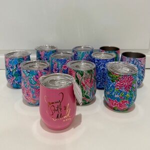 Lilly Pulitzer 12 Ounce Insulated Stemless Tumblers